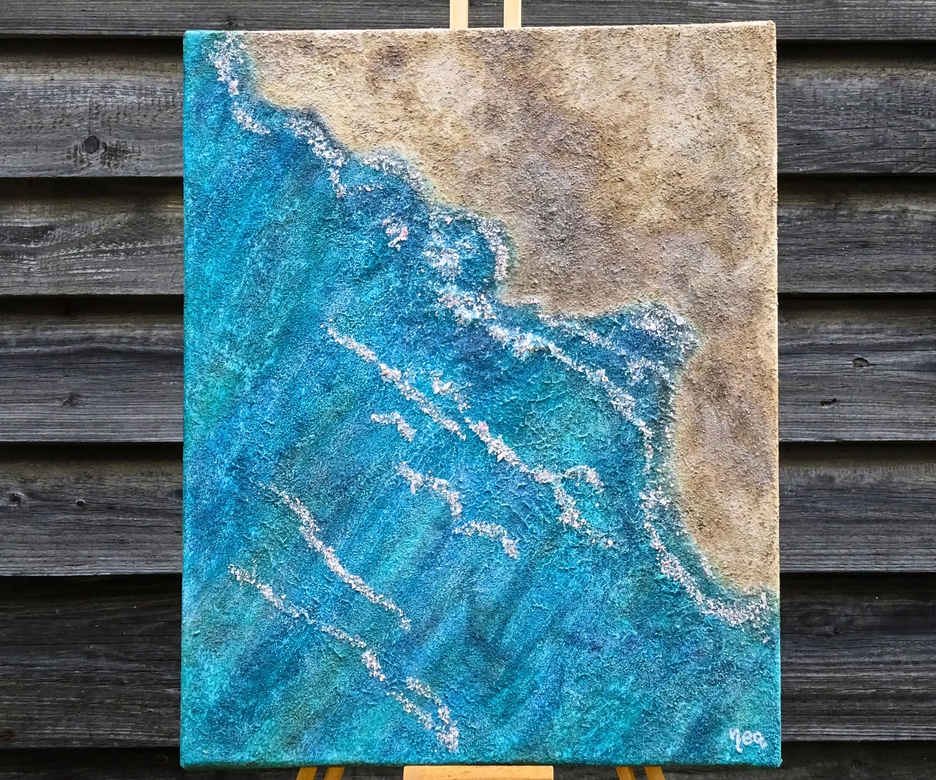 Kunstwerk Urlaub am Meer